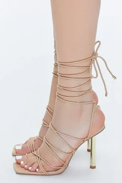 Lace-Up Stiletto Heels