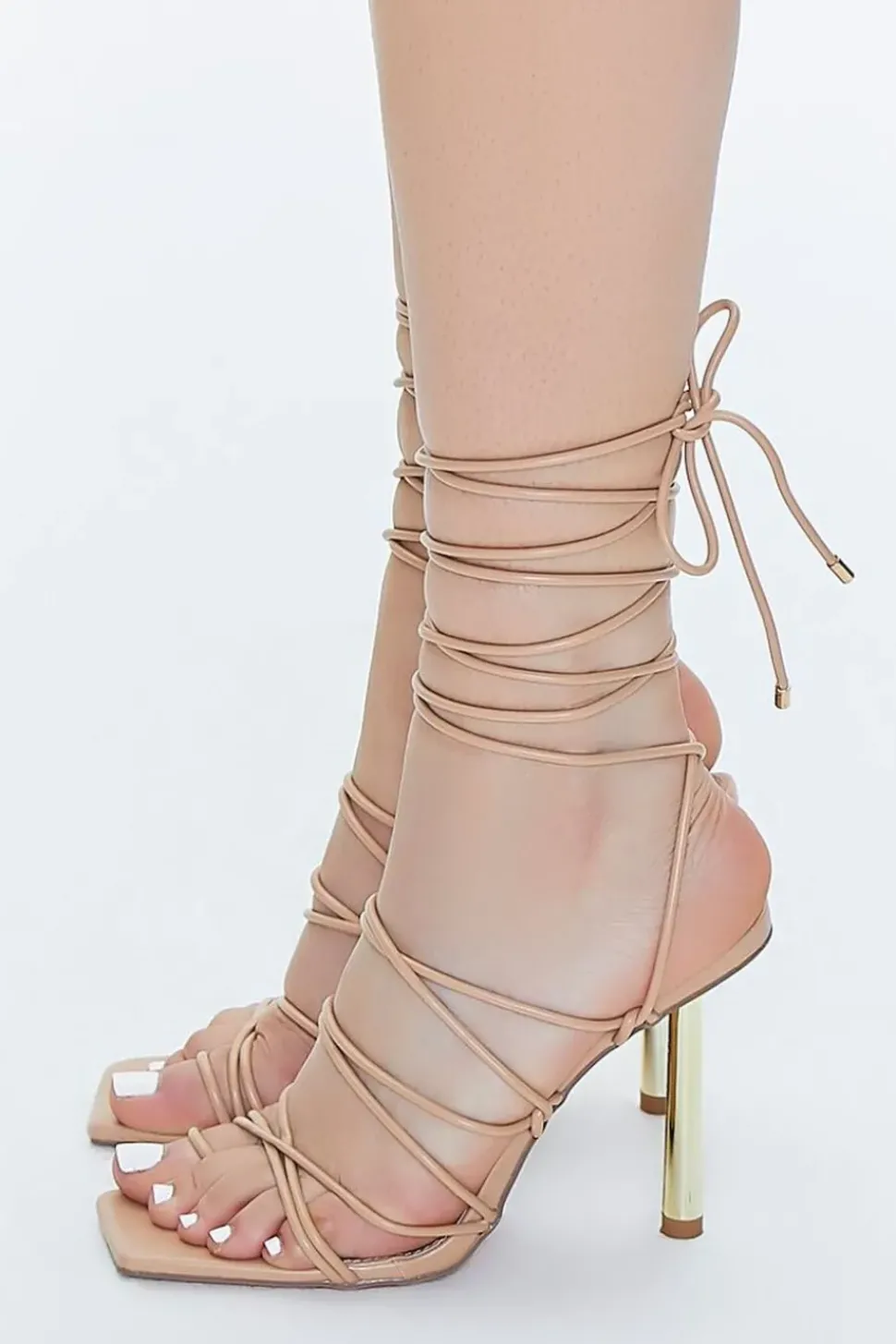 Lace-Up Stiletto Heels