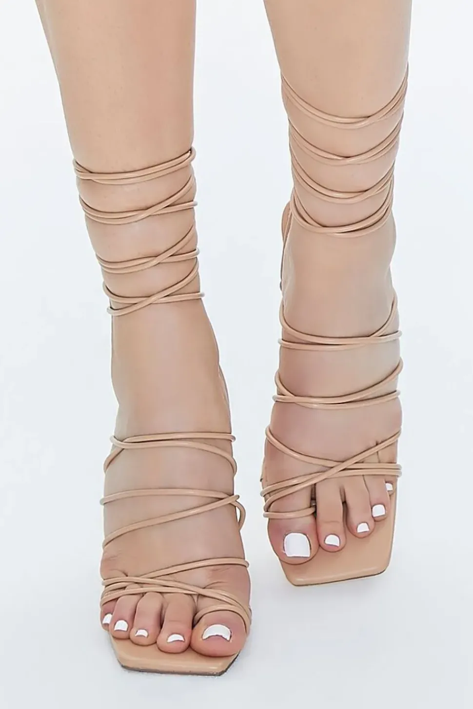 Lace-Up Stiletto Heels