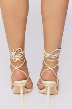 Lace-Up Stiletto Heels