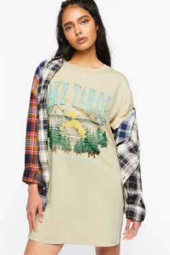Lake Tahoe Graphic T-Shirt Dress