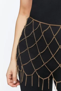 Lattice Body Chain Skirt