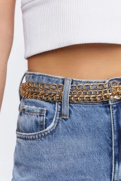 Layered Curb Chain Belt