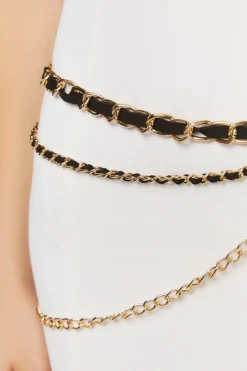 Layered Curb Chain Belt