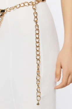 Layered Curb Chain Belt