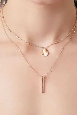 Layered Faux Stone Necklace