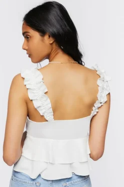 Layered Flounce Tank Top