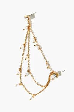 Layered Pearl Ear Cuff