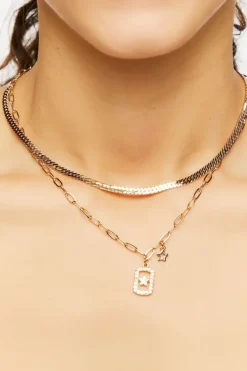 Layered Star Pendant Necklace