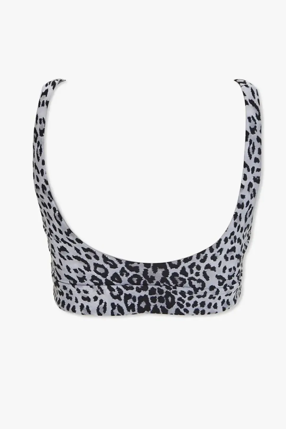 Leopard Cutout Bikini Top