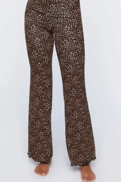Leopard Print Pajama Pants