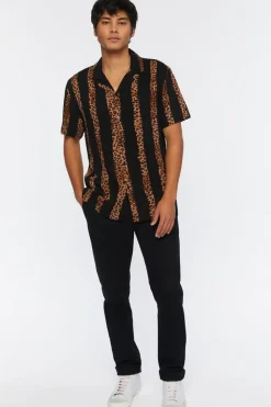 Leopard Striped Shirt