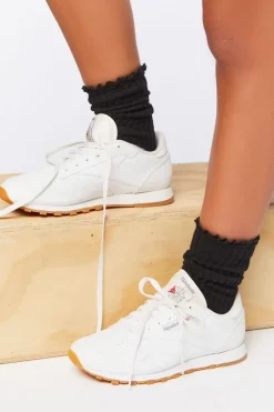 Lettuce-Edge Crew Socks