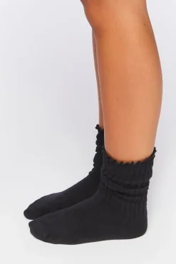 Lettuce-Edge Crew Socks
