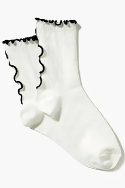 Lettuce-Edge Crew Socks