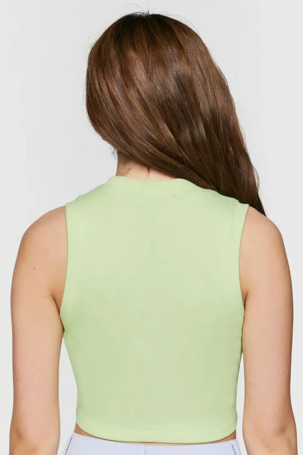Lifes A Beach Cropped Tank Top
