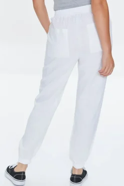 Linen-Blend Pocket Joggers