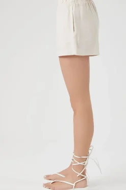 Linen-Blend Pocket Shorts