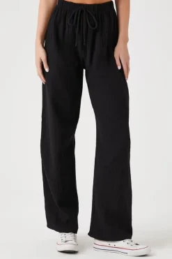 Linen High-Rise Pants