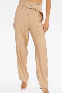 Linen Wide-Leg Pants