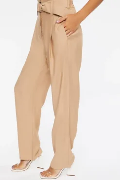 Linen Wide-Leg Pants