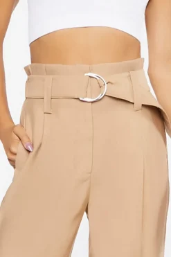 Linen Wide-Leg Pants