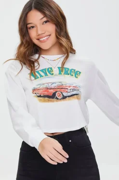 Live Free Graphic Cropped Tee