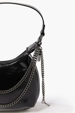 Lock & Key Baguette Shoulder Bag
