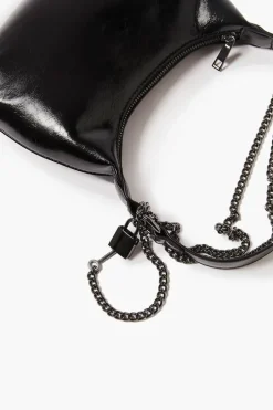 Lock & Key Baguette Shoulder Bag