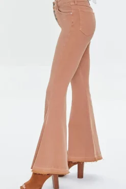 Long High-Rise Flare Jeans
