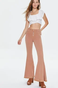 Long High-Rise Flare Jeans