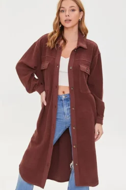 Longline Dolphin-Hem Shacket