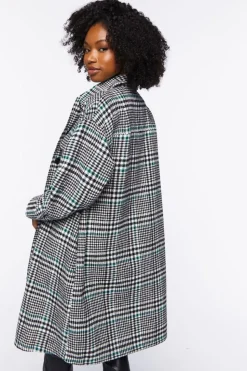 Longline Glen Plaid Shacket
