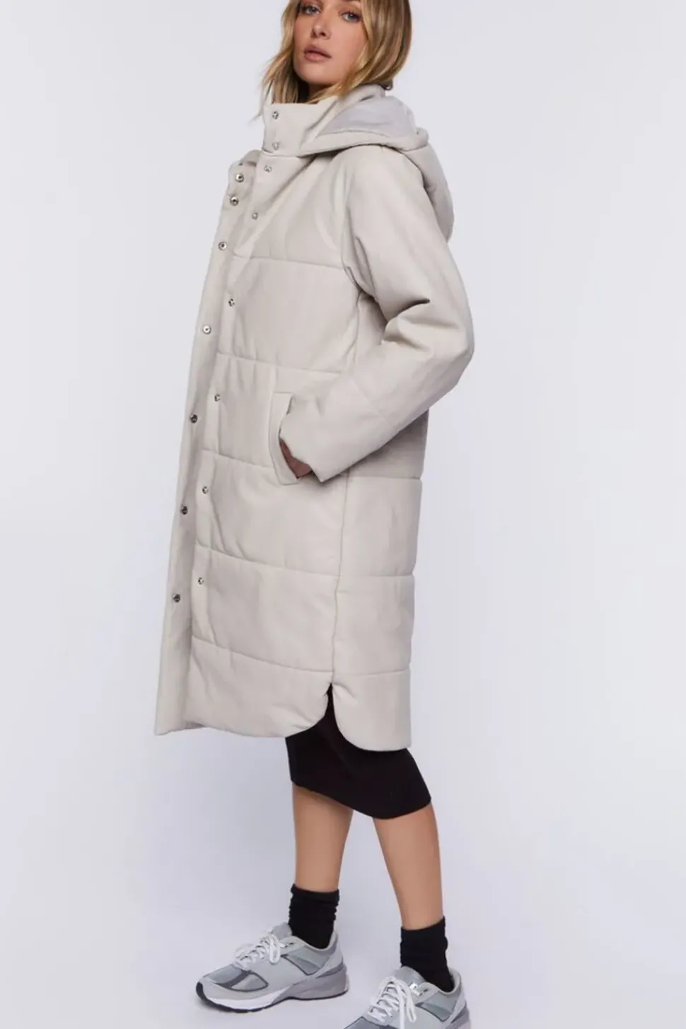 Longline Puffer Coat
