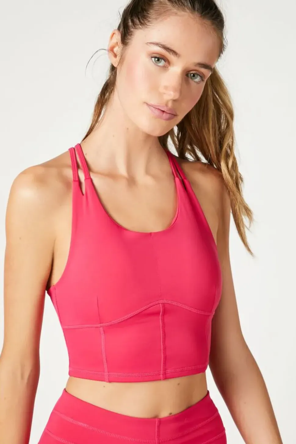 Longline Strappy Sports Bra