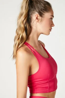 Longline Strappy Sports Bra