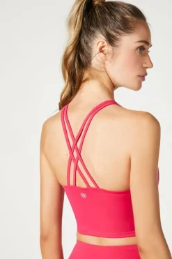 Longline Strappy Sports Bra