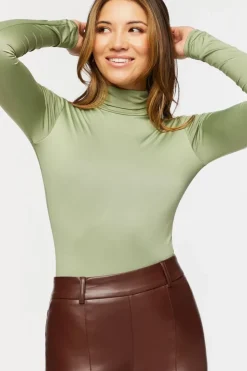 Long-Sleeve Turtleneck Bodysuit