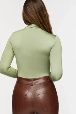 Long-Sleeve Turtleneck Bodysuit