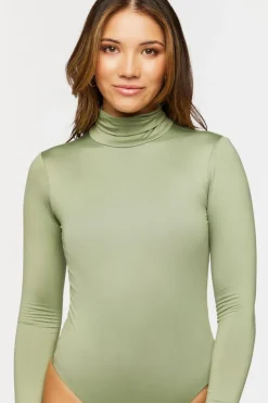 Long-Sleeve Turtleneck Bodysuit