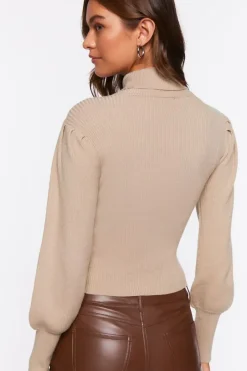 Long-Sleeve Turtleneck Sweater