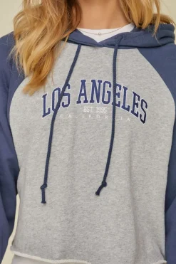 Los Angeles Graphic Raglan Hoodie