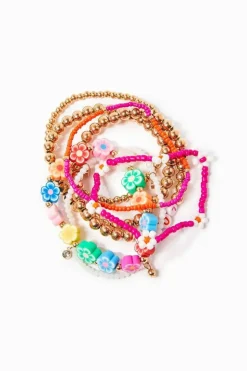 Love Beaded Stretch Bracelet Set