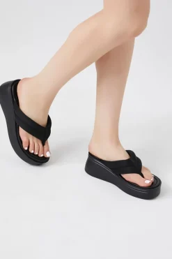 Low-Platform Thong Sandals