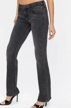 Low-Rise Bootcut Jeans