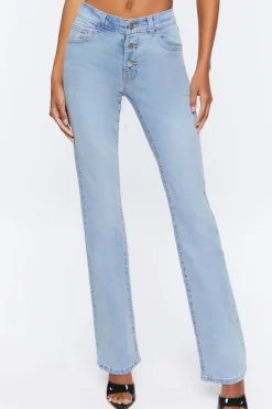 Low-Rise Bootcut Jeans