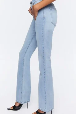 Low-Rise Bootcut Jeans