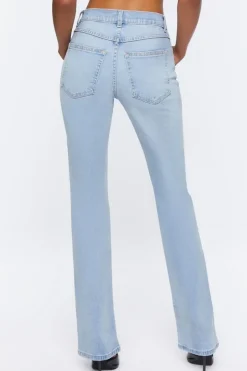 Low-Rise Bootcut Jeans