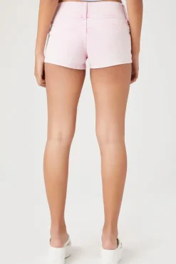 Low-Rise Denim Shorts