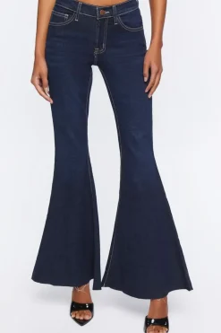 Low-Rise Flare Jeans